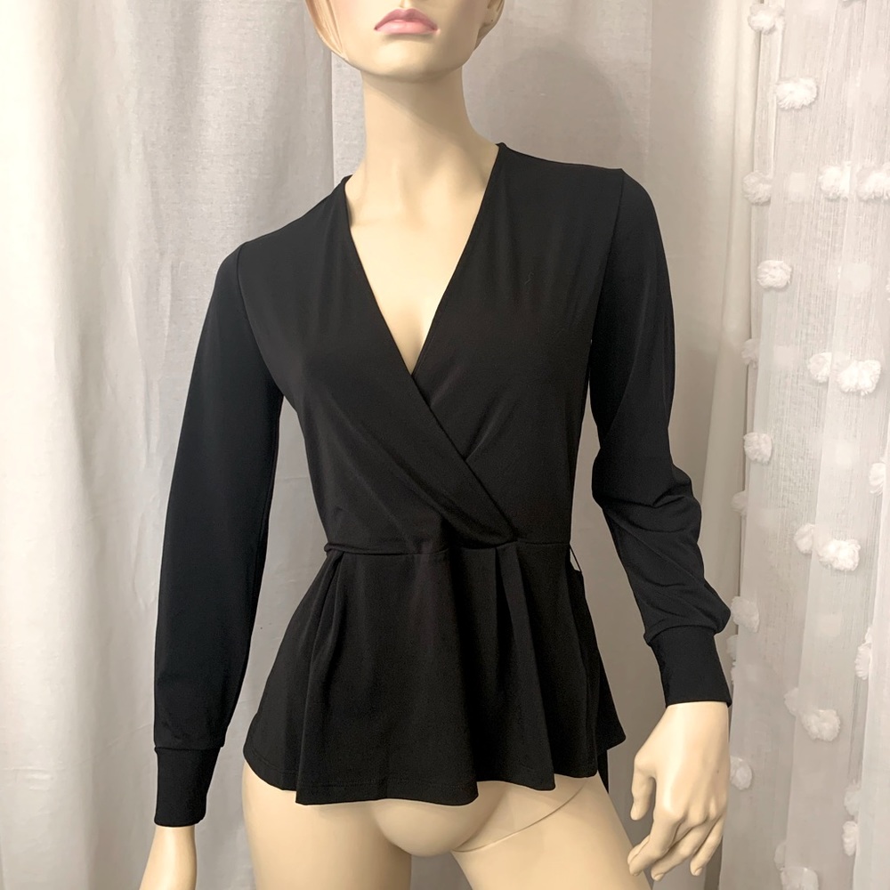 H&M Blouse with tie waist, NWT, size small